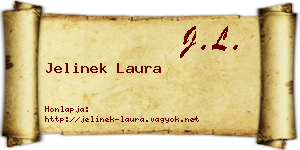 Jelinek Laura névjegykártya